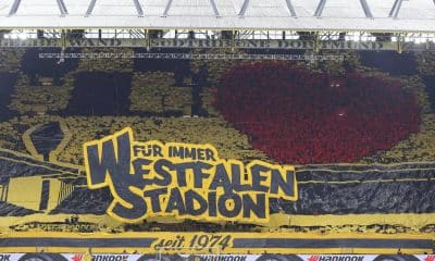 F&uuml;r immer Westfalen Stadion. Das Skandal um den Banner